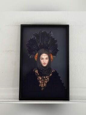 Natalie Portman Padme Amidala Black Dress STAR WARS Poster